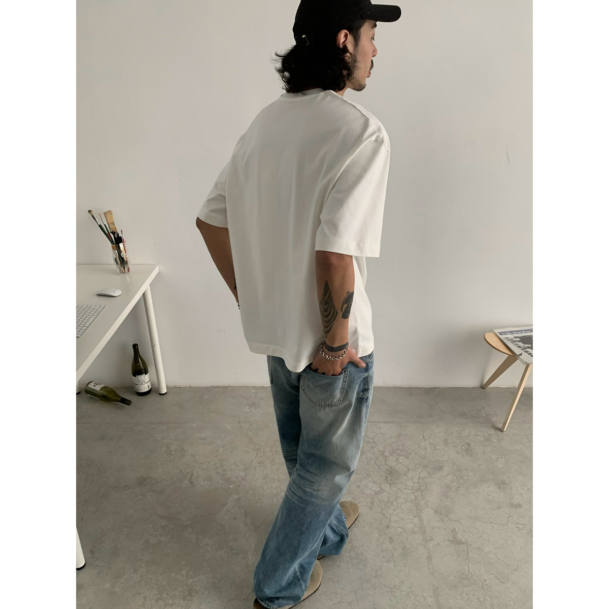 INKNOTS美式复古水洗clean fit直筒牛仔裤男女潮牌宽松休闲长裤,淘宝优惠券,粉丝福利购,淘宝优惠卷