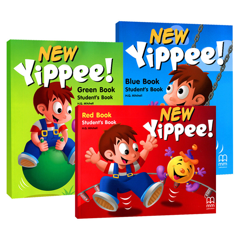 【麦凯思图书】原版进口 new yippee 1-3级别全套含书本+练习册+CD-ROM学习软件 英国MM出版社幼儿英语培训启蒙教材 赠白板软件