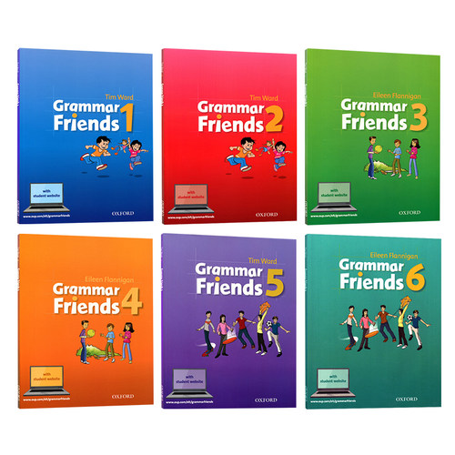 原版进口 Oxford Grammar Friends 1 和语法做朋友涵盖剑桥少儿英语考试寒暑假短期语法课程 赠学习软件 - 图0