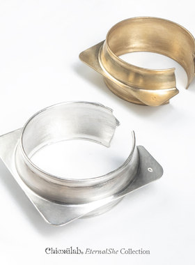 奇虚乐Chicxūlab 扶摇Ether 素银制手镯