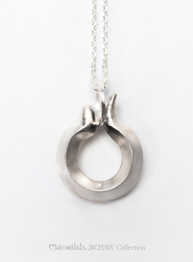 奇虚乐Chicxūlab 梦行云Nefelibata 素银吊坠项链