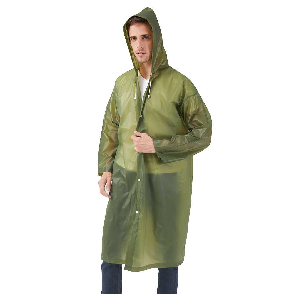 Cardponcho raincoat 加大户外防护旅游成人连体雨衣环保非一次性 - 图2