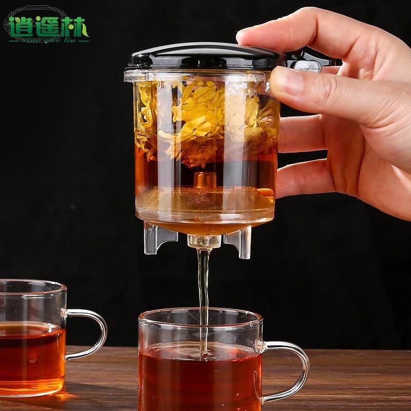 飘逸杯泡茶壶过滤冲茶器家用茶壶茶水分离茶具滤茶玻璃泡茶杯