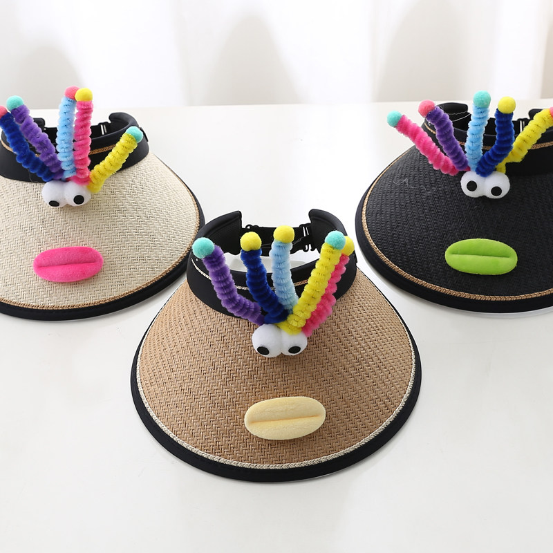 儿童帽子夏季宝宝遮阳帽防晒帽男童太阳帽女童空顶帽大檐帽渔夫帽,淘宝优惠券,粉丝福利购,淘宝优惠卷