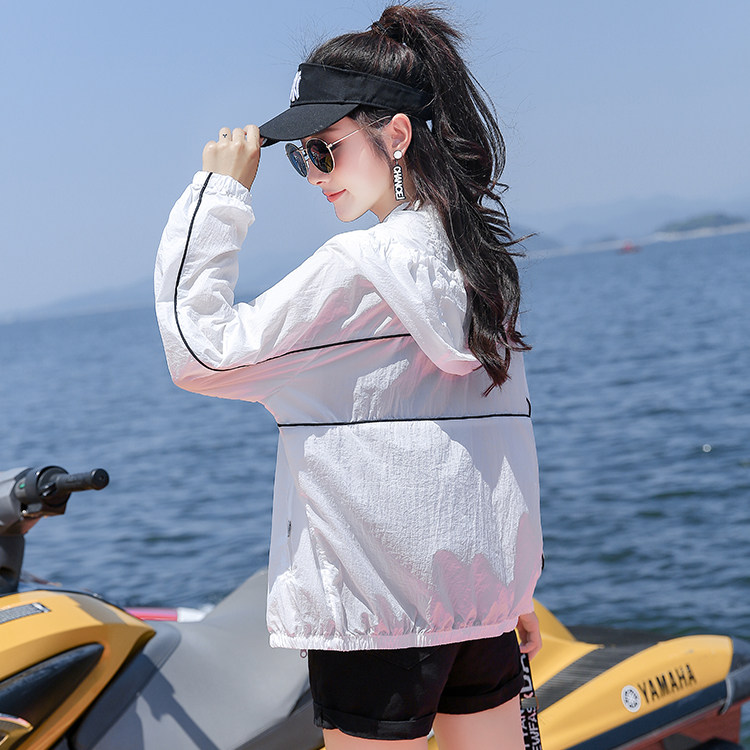2020新款夏季宽松透气短款潮防晒衣 莹诗瑞短外套