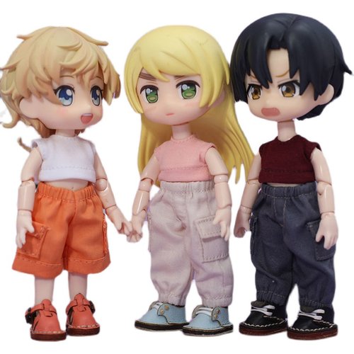 ob11娃衣 口袋工装裤 长裤 molly娃衣 1/12分bjd娃娃衣服 GSC素体 - 图3