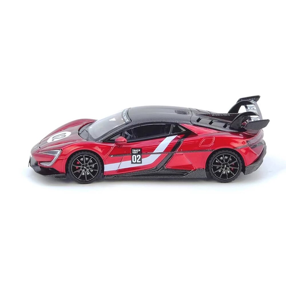 INNO 1:64 仰望 U9 纽北测试车 2025 红色合金汽车模型