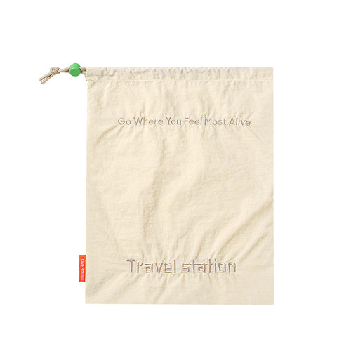 旅行收纳袋抽绳束口袋羽绒服收纳袋行李箱衣服分装袋内衣裤收纳包 - 图3