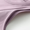 Grey purple women's vest wears loose sleeveless T-shirt