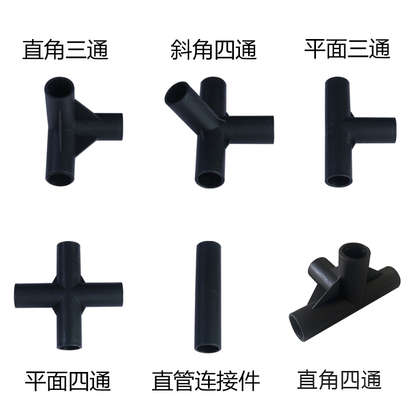 高款新款塔型暖房配件四通三通底脚平面斜角直管保温罩防虫网外罩 - 图0