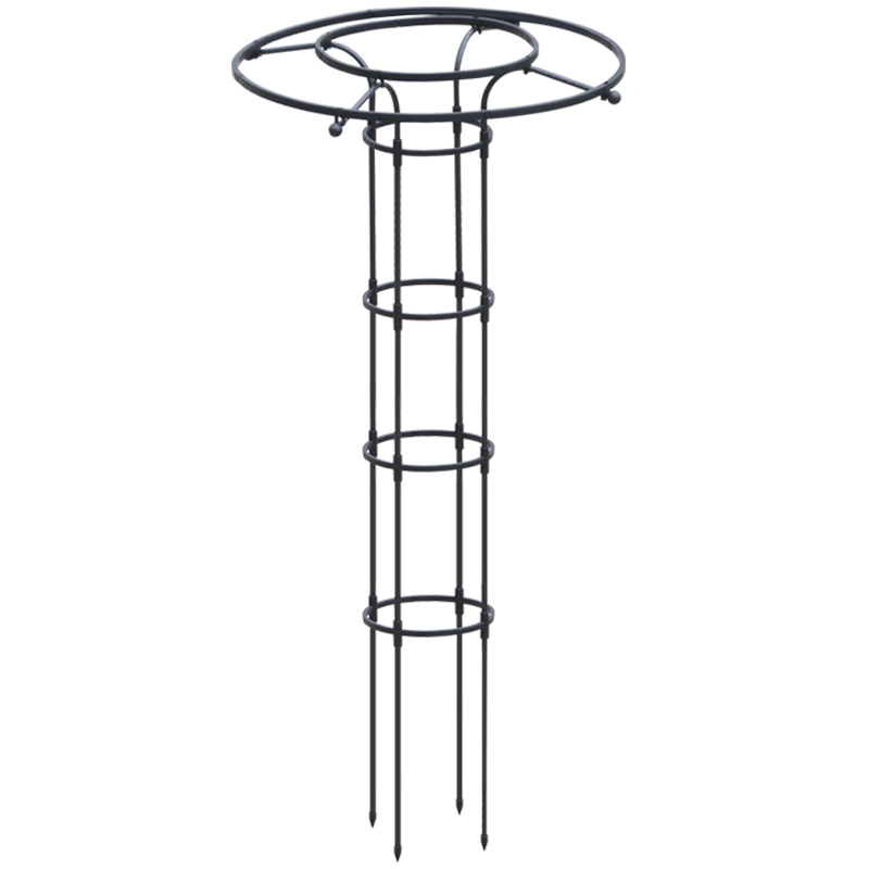 园艺伞形花架爬藤架月季铁线莲攀藤蘑菇蔷薇花架绿植支架杆户外 - 图3