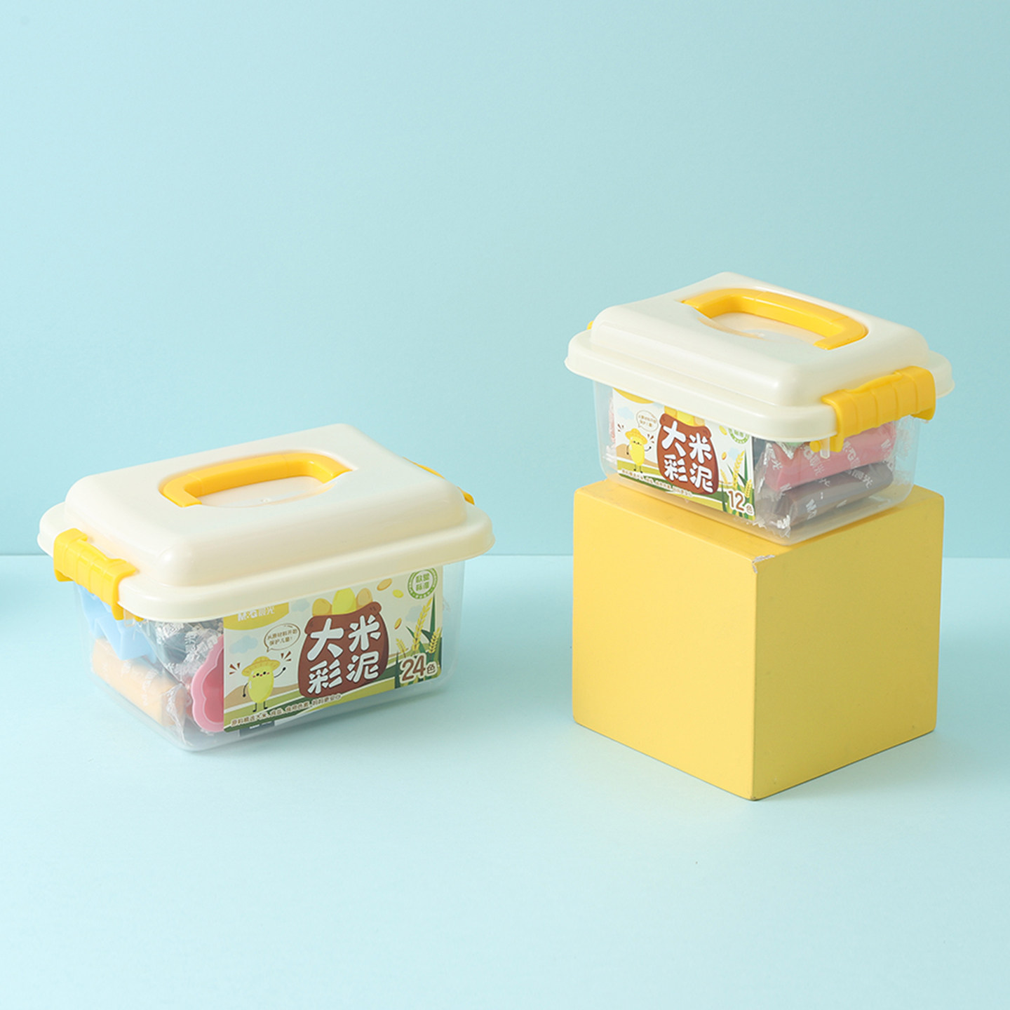 晨光 大米彩泥12色/24色儿童橡皮泥套装玩具大米原料欧盟安全标准附模具幼儿园孩子DIY手工AKE040D8/9玩具,淘宝优惠券,粉丝福利购,淘宝优惠卷