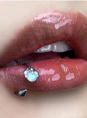 钛合金唇环C马蹄辣妹朋克