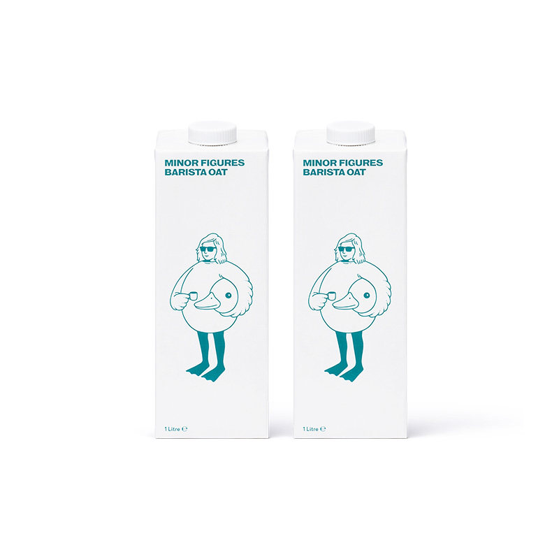 Minor Figures 小人物咖啡大师燕麦奶0蔗糖植物谷物饮料1L*2