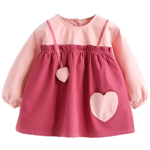 Детский осенний тонкий хлопковый фартук, водонепроницаемый нагрудник для еды, анти-грязь, с карманом