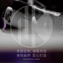 Hand-painted AJ1 Sneakers Custom Sneakers Custom Personalized Exclusive Graffiti Custom Sneakers DIY Gift renovation