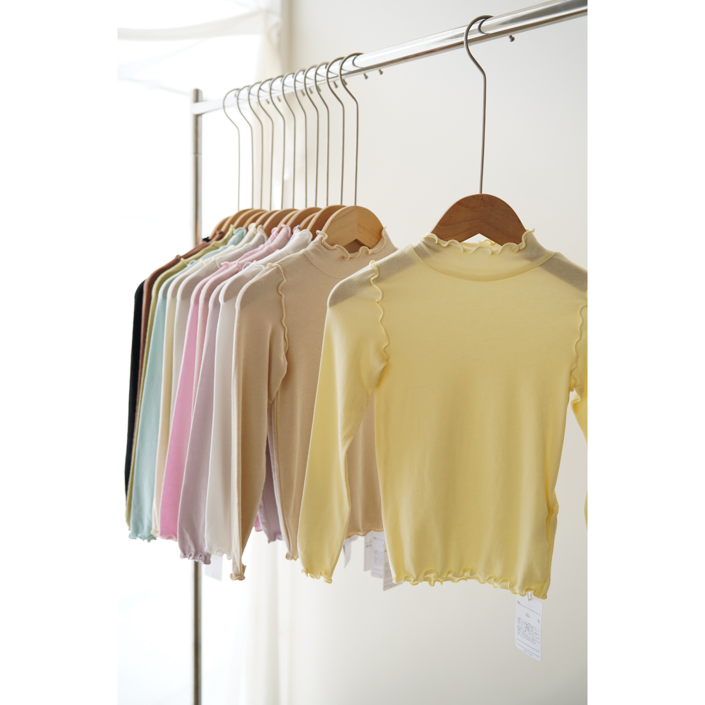 25春秋amber同款猫肚皮女童打底衫韩系女宝女孩柔软弹力卷边T恤,淘宝优惠券,粉丝福利购,淘宝优惠卷