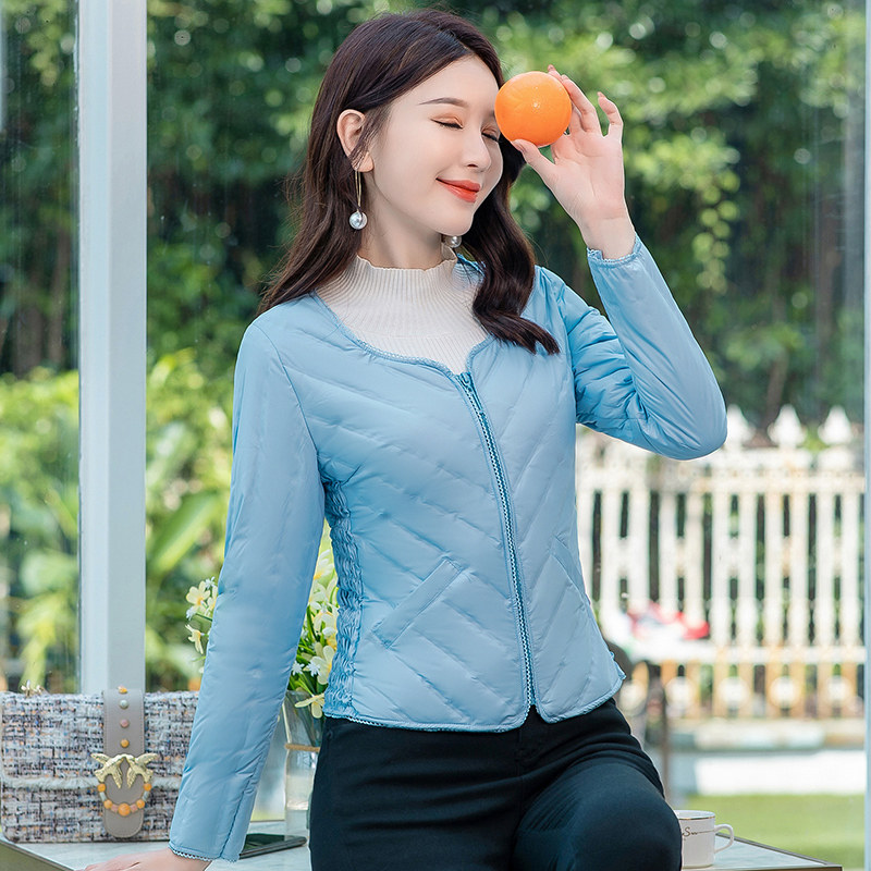2021新款羽绒内胆修身轻薄羽绒服 依露纯羽绒服
