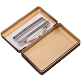 Металлический портативный старомодный увлажняющий креативный портсигар из нержавеющей стали