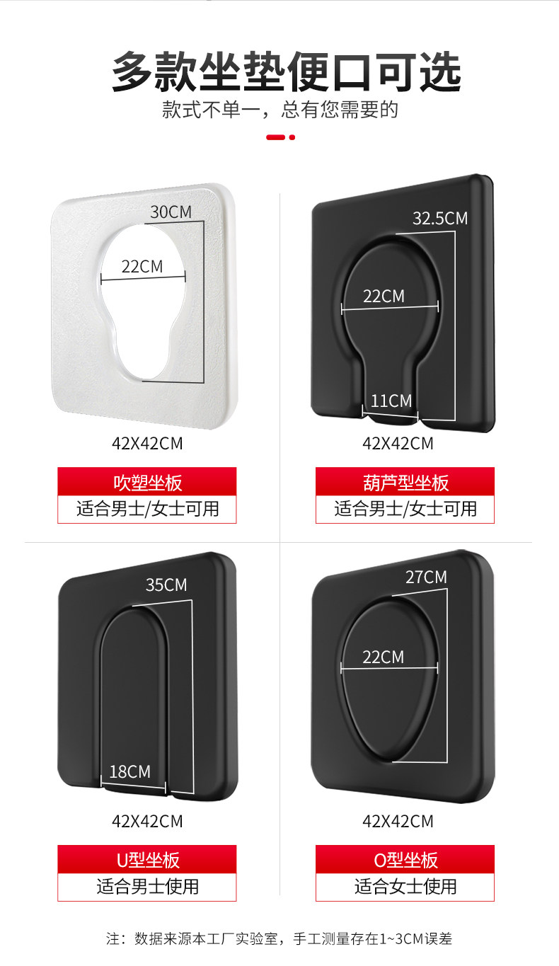 老人坐便椅可折叠孕妇防滑坐便器凳 康际医疗器械便厕用具