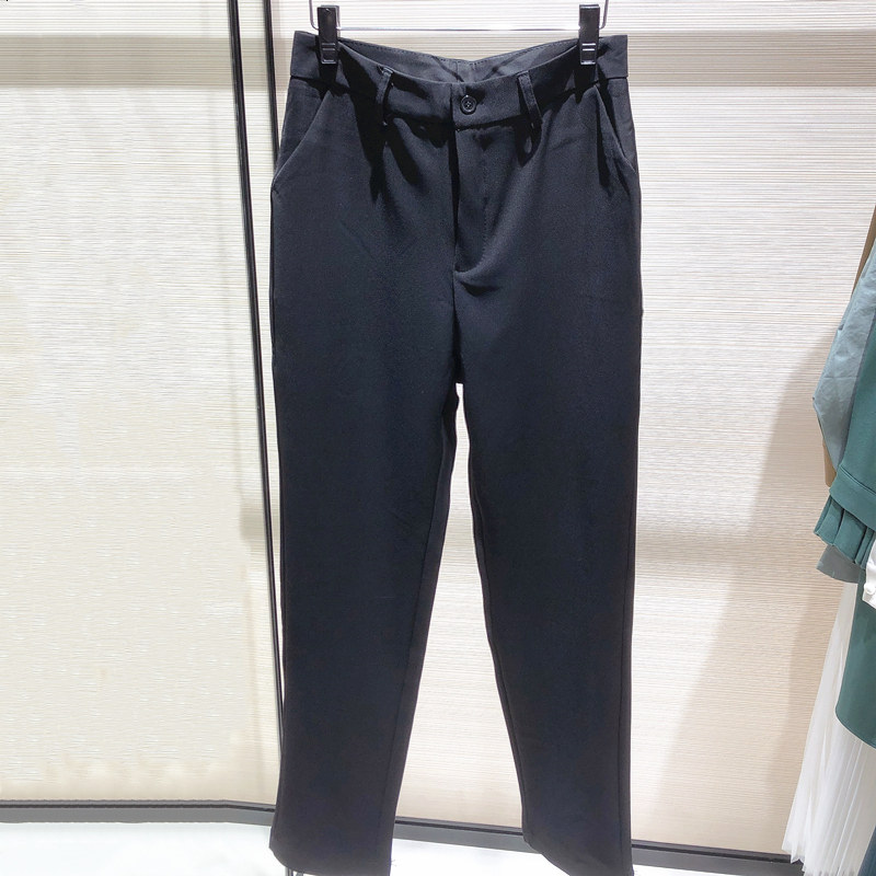 阿玛施2020秋新款裤子旗舰店工作服 蝶目西装裤/正装裤