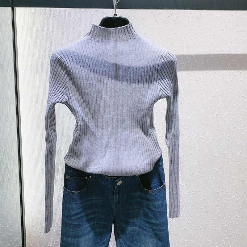 阿玛施旗舰店官网2020秋冬装女毛衣 蝶目毛针织衫