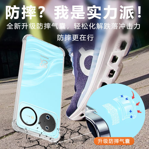 适用于华为nova16pro手机壳透明nove16ultra保护套新款n0va男女novo高级por气囊防摔nava16镜头全包硅胶外壳 - 图2