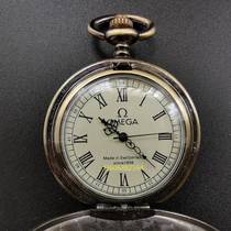 Old-fashioned clockwork manual mechanical table Roman Waimeter pure copper bifacial open