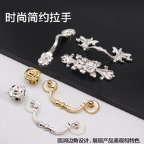 Nordic New Golden Modern Handle Minimalist Eurostyle Fields Single Holes Rose Drawers Overall Cupboard Elephant Ivory White Chrome