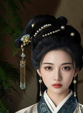 红妆长流苏百搭发簪汉服头饰