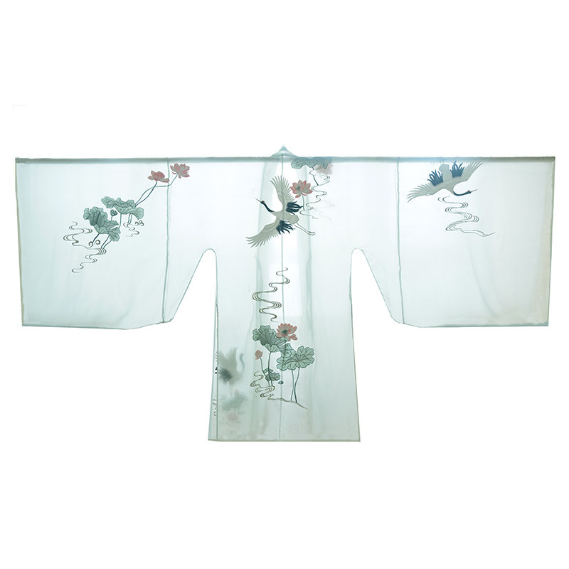 钟灵记般若大袖衫搭齐胸襦裙仙鹤 钟灵记汉服