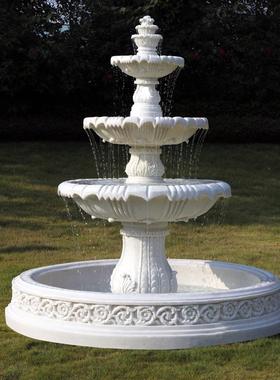 流水喷泉摆件大型户外欧式鱼池阳台花园水景家居婚庆装饰开业礼品