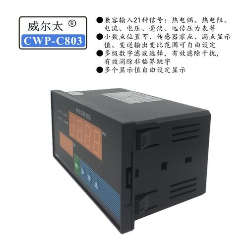 适用威尔太CWP-C803温度压力液位单回路控制仪继电器 485变送-图0