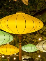Chinese Wedding Lantern Outdoor Luminous Palace Lantern Street Shop Hung Decorated Glossy Glossy Pure Color Ancient Wind Indoor Festival Decoration