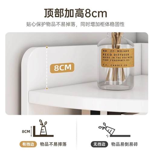 角柜转角柜墙角置物架一体靠墙卧室拐角学生书柜收纳边柜书架 - 图2