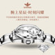 Swiss imported core real diamond watch waterproof women's mechanical
