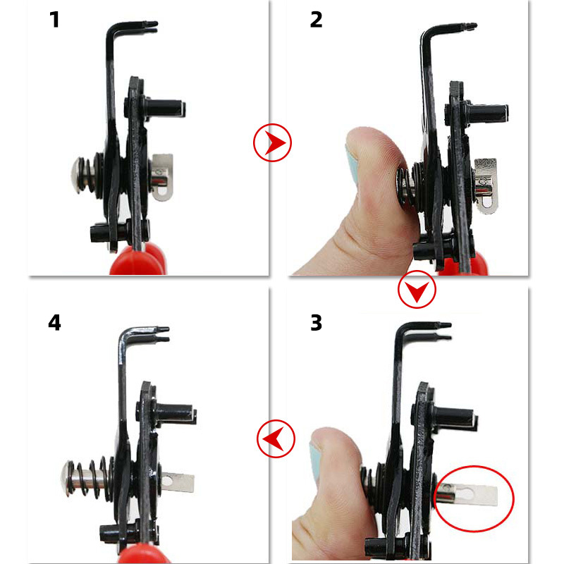 多功能卡簧钳四头挡圈钳轴用弹簧拆装工具内外两用工业级省力钳子 - 图1