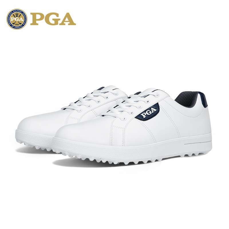 美国PGA 高尔夫球鞋 女士防水鞋子 百搭舒适 防滑固定钉 - 图0