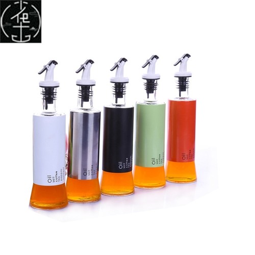 Glass oil bottle Seasoning Bottle Dispenser Kitchen Cooking - 图3