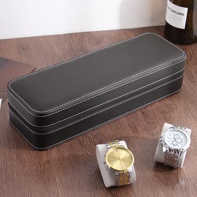 Leather zipper watch storage box collection display gift box - 图3