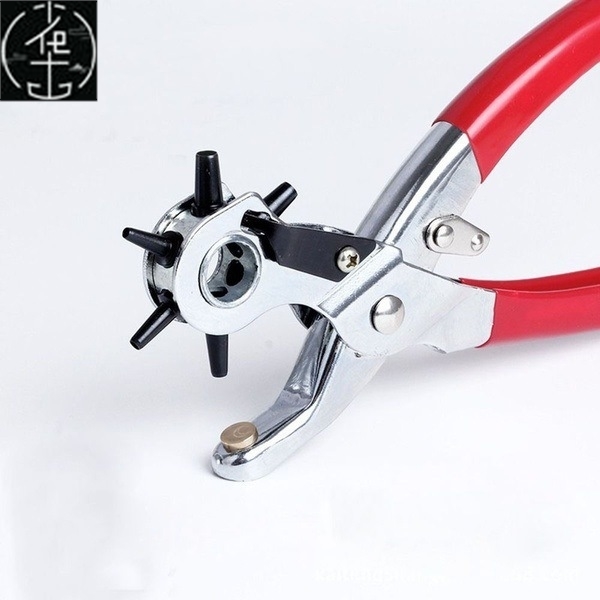 Household Leather Belt Hole Punch Plier Eyelet Puncher - 图1