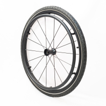 Wheelchair electric car head cross-country tyre drag hanging large wheel 24X1 3 8 rear wheel assembly Chaoyang unrivaling Willong Express unpack