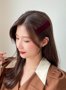 韩国发夹金花银叠发卡少女