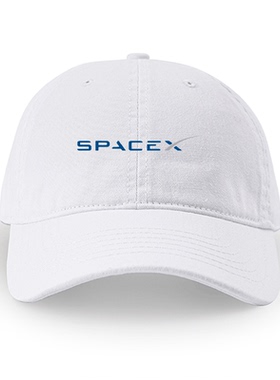 美国太空探索技术公司SpaceX标志字母帽子棒球帽男女鸭舌帽定制
