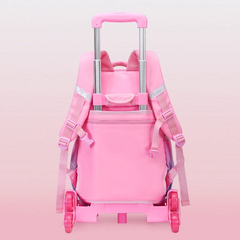 拉杆小学生女孩1-6年级公主书包 远山远双肩背包