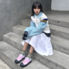 Excelsior双马尾饼干鞋增高厚底帆布女鞋