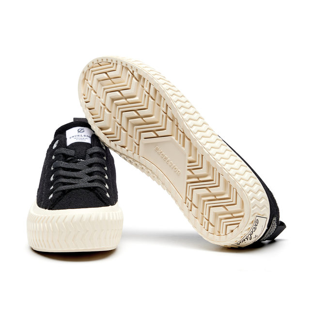 Excelsior lamb antler biscuit shoes thick-soled canvas shoes