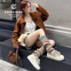 Excelsior autumn and winter velvet thick-soled canvas shoes