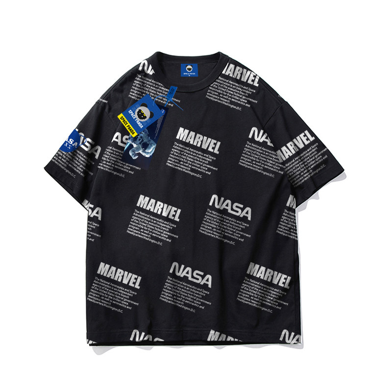 太空熊猫联名nasa小恶魔夏季t恤 太空熊猫T恤