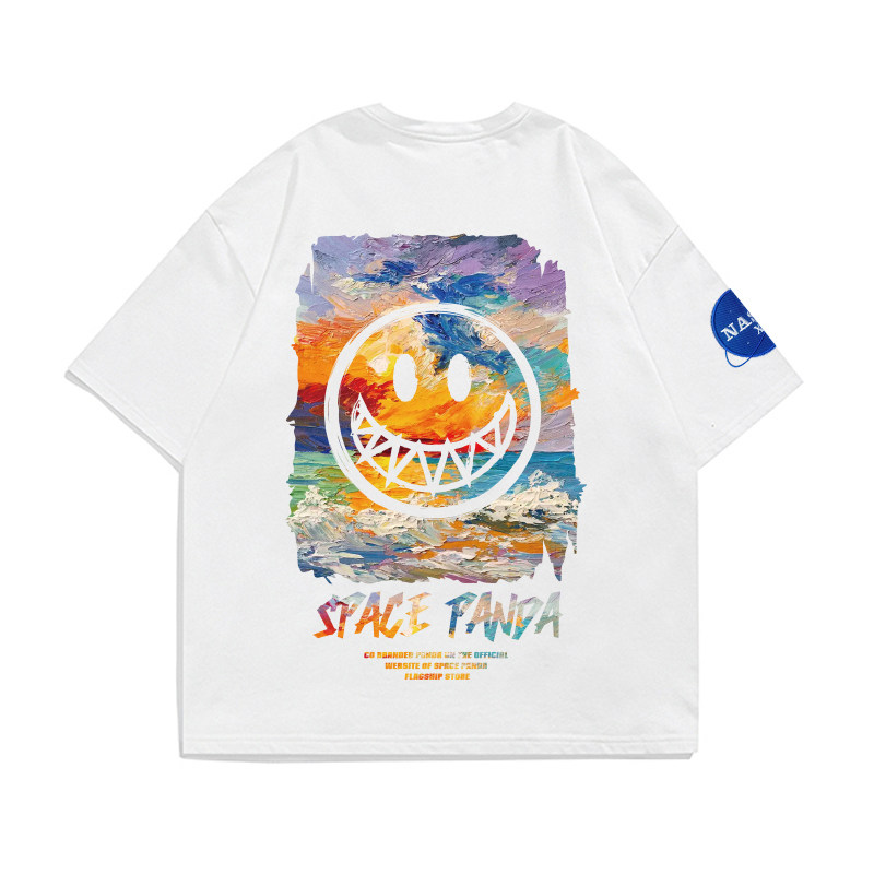 太空熊猫联名nasa xx旗舰店男t恤 太空熊猫T恤